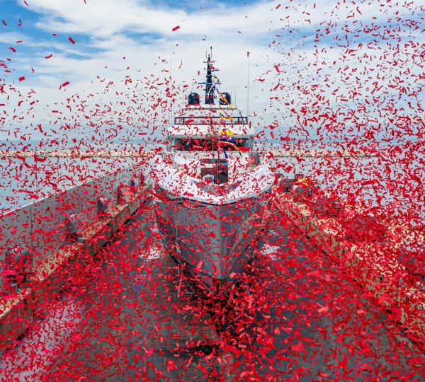 Luxury Yacht ARIA SF Launched By ISA Yachts Of Palumbo Group