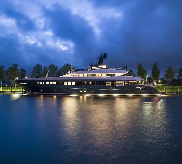 Luxury Yacht IRISHA By Night