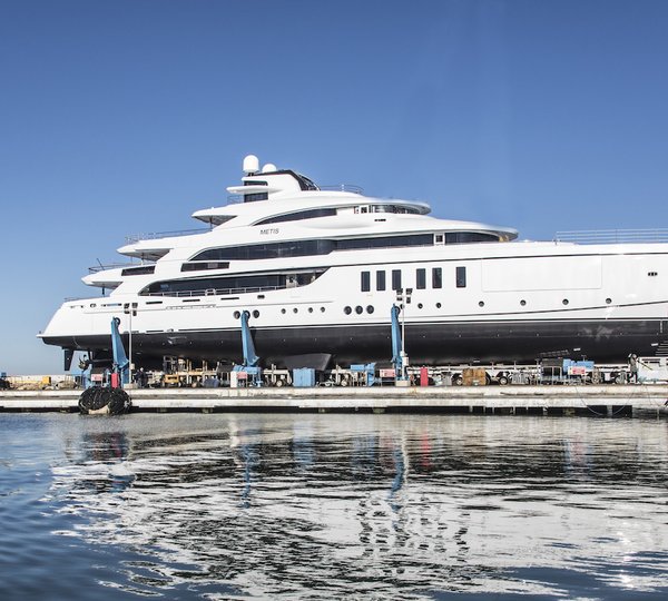 Luxury Yacht METIS Launched By The Benetti Shipyard In Italy
