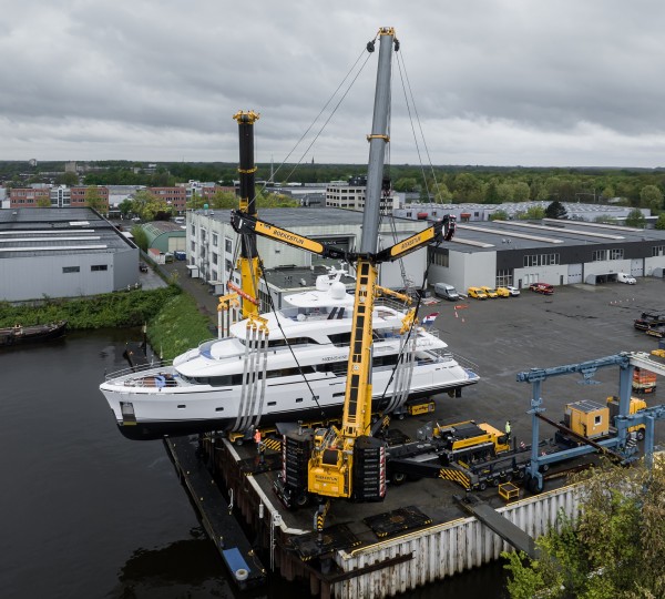 Luxury Yacht MOONSHINE Christening And Launch