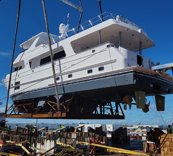 Luxury Yacht NEVER LAND Arrives In Fort Lauderdale