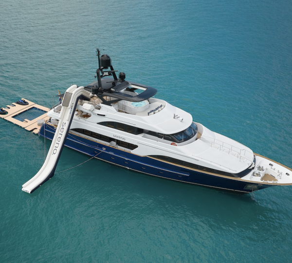 Luxury Yacht SERENO With A Slide
