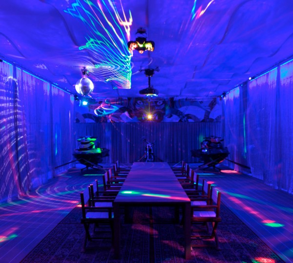 MYSTERE SHADOW Interior - Dining With Disco Lights
