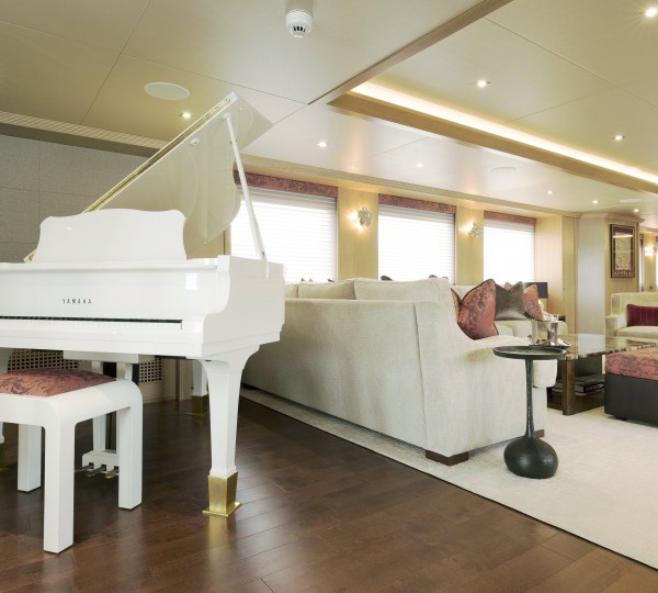 Main Salon Lounge With Piano