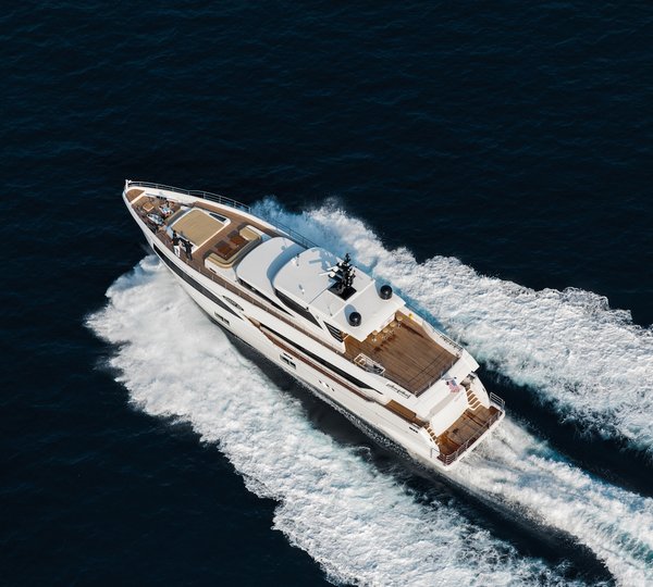 Majesty 100 Aerial Photo Of Superyacht