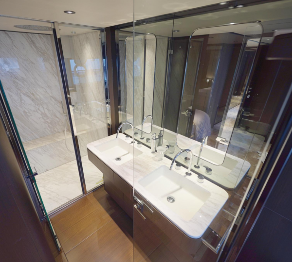 Master Washroom With Bath Area