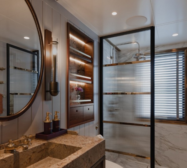 Master Washroom With Bath Area