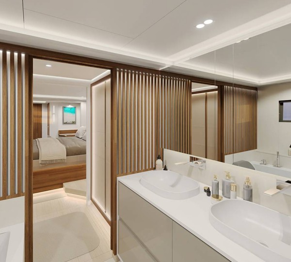 Master Cabin Bathroom Render
