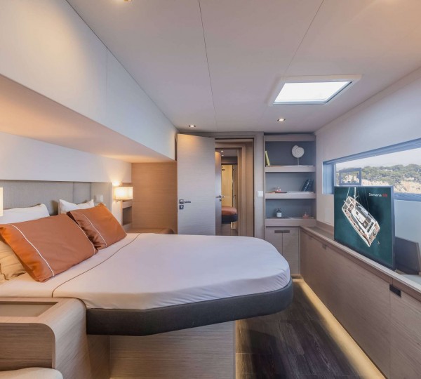 Master Cabin With Pop Up TV