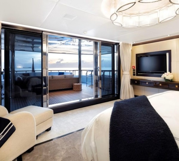 Master Stateroom With Entertainment Area