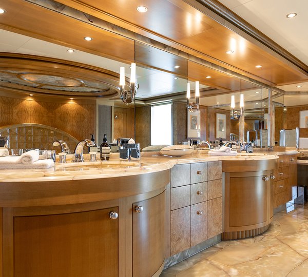 Master Suite Bathroom With His And Hers Sink