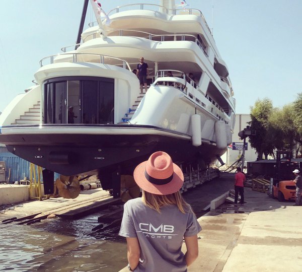 Motor Yacht LIQUID SKY By CMB Yachts - At Her Launch