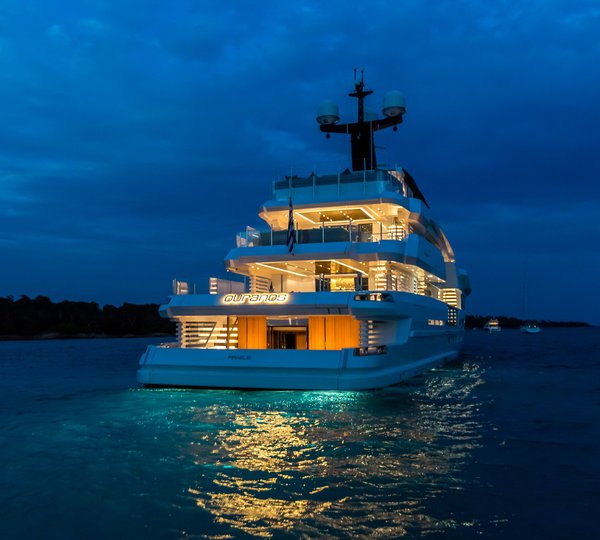 Motor Yacht OURANOS Aft By Admiral Yachts