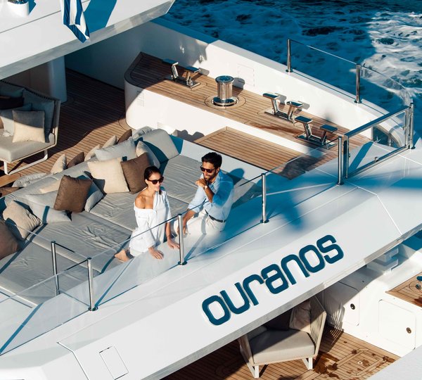 Motor Yacht OURANOS Aft Deck By Admiral Yachts