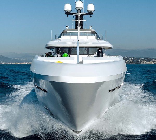 Motor Yacht OURANOS Bow By Admiral Yachts