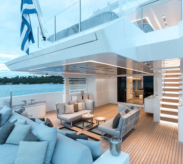 Motor Yacht OURANOS By Admiral Yachts - Aft Deck