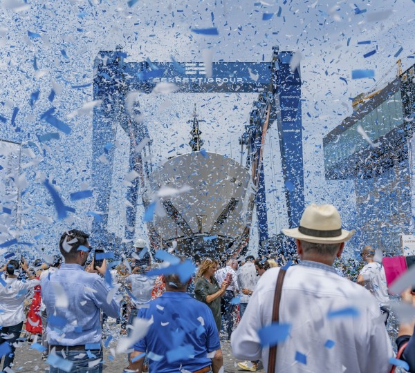 Motor Yacht ASANTE At Her Launch Ceremony