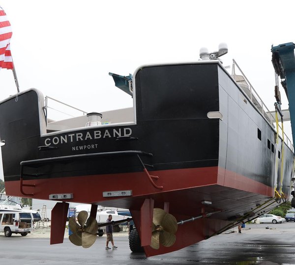 Motor Yacht Contraband Launched At New England Boatworks