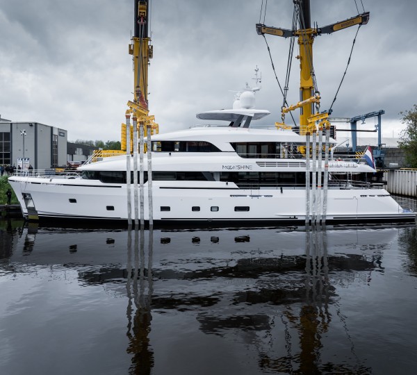 Motor Yacht MOONSHINE Christening And Launch