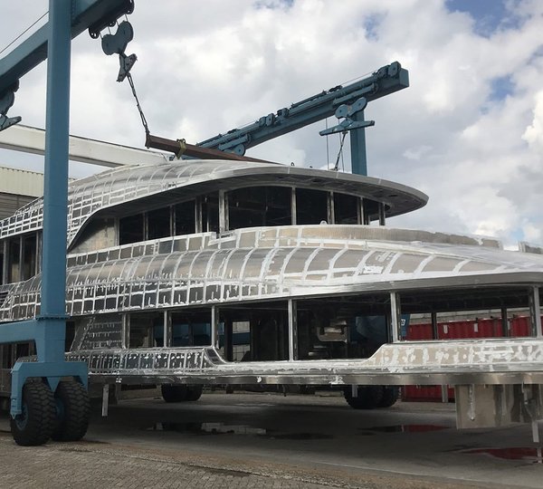 Motor Yacht YN199 Under Construction
