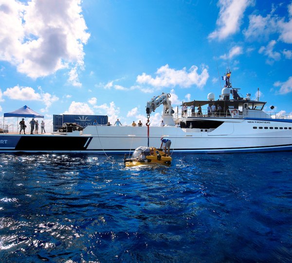 NEW FRONTIERS Luxury Yacht Support Vessel By DAMEN - With A Triton Submarine