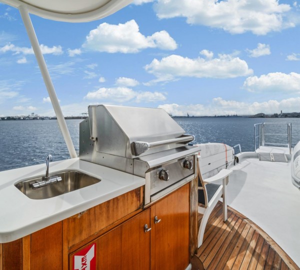 NIRVANA Exterior - Flybridge Deck Barbecue