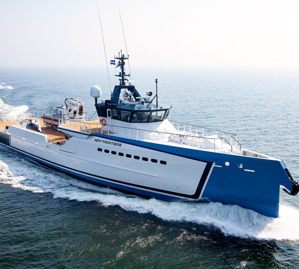New Frontiers Yacht Support Ship Cruising