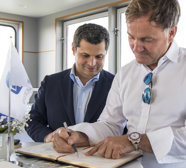 Nobiskrug Yacht Project 794 Keel Laying Ceremony