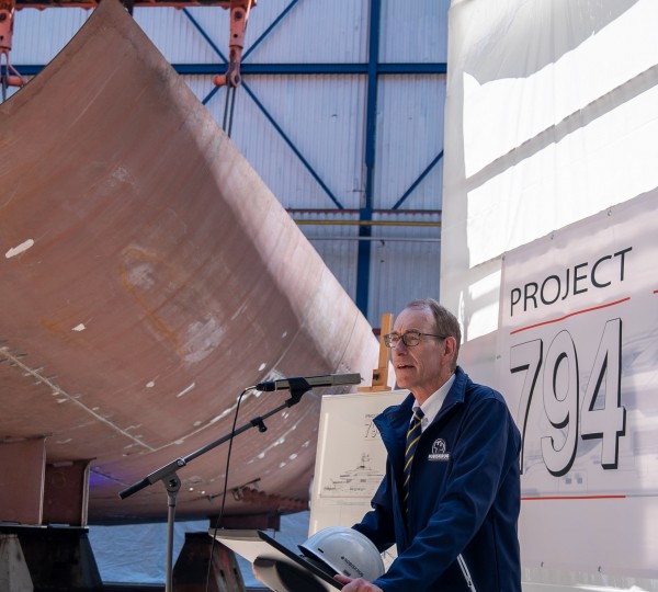 Nobiskrug Lays 62m Project 794 Keel