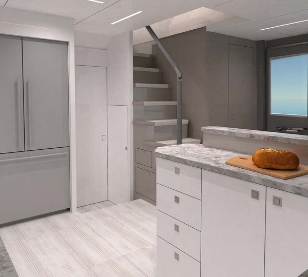 Ocean Alexander 27E Galley