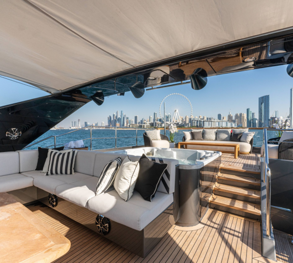 Open Sundeck Relaxation Area With Mini Pool