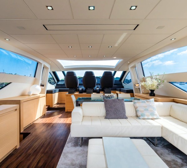 Open Plan Salon With Large Windows