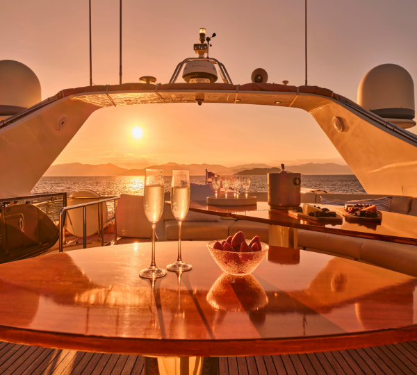 Opendeck Bar Area With Sunset View