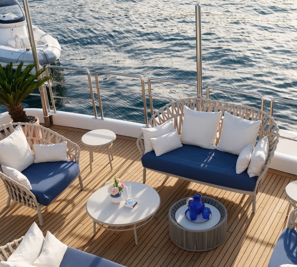 Opendeck Salon Area With Sea Views