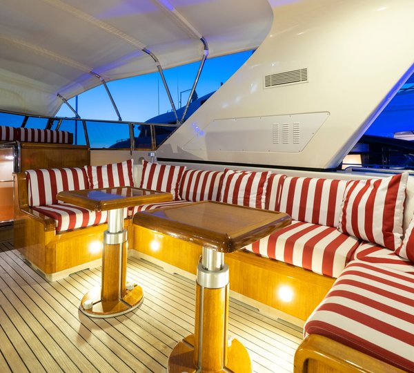 Main deck seating by night