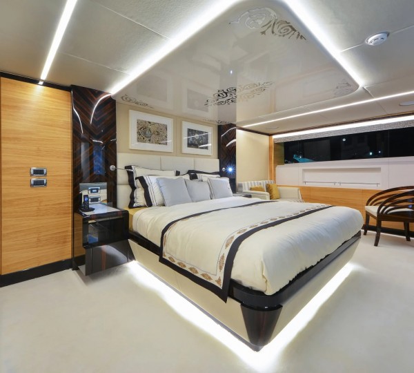 Owners Cabin With LED Lighting