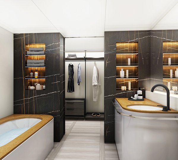 Owners Bathroom Night Time