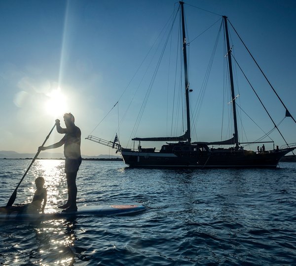 Paddle Board At Sunset