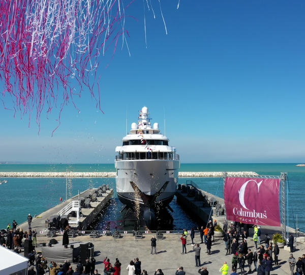 Palumbo Superyachts Ancona Launch Superyacht DRAGON