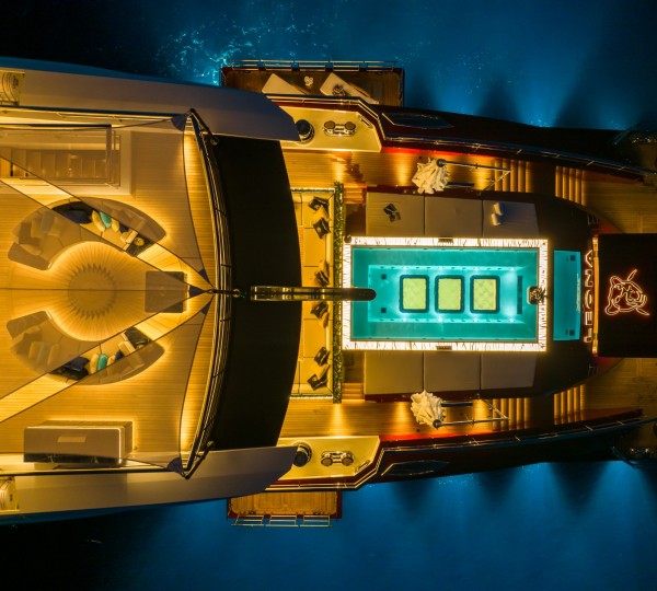 Pool Detail At Night