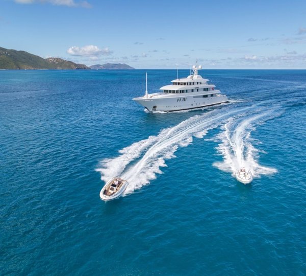 Profile With Water Toys Running