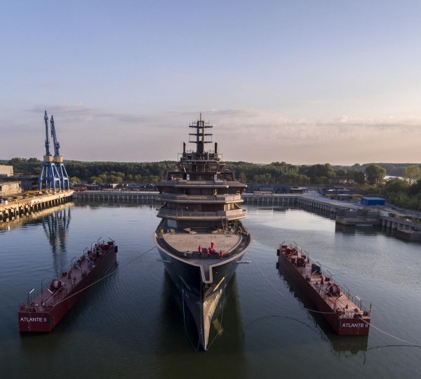 REV Ocean - The Largest Yacht In The World Has Hit The Water In Romania