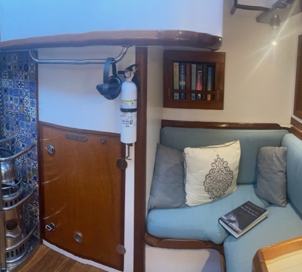 Reading Nook Near Stove