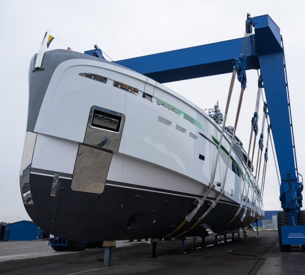 Ready To Hit Water - BEL1 Yacht By Rossinavi