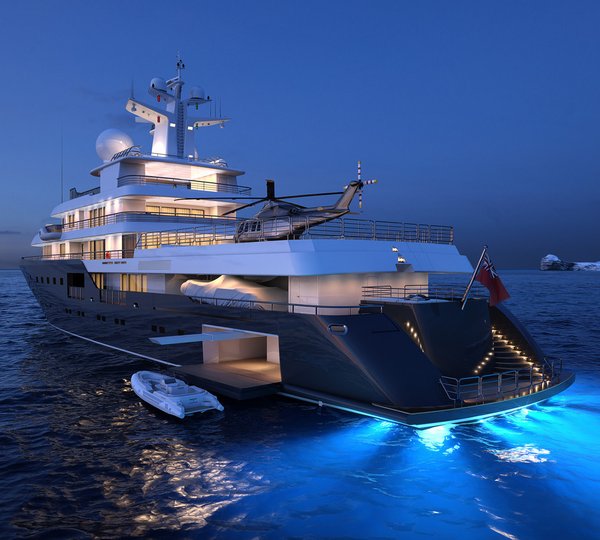 Rendering Aft Evening Profile - By Serim Srl (Alberto Ascenzi) Architects