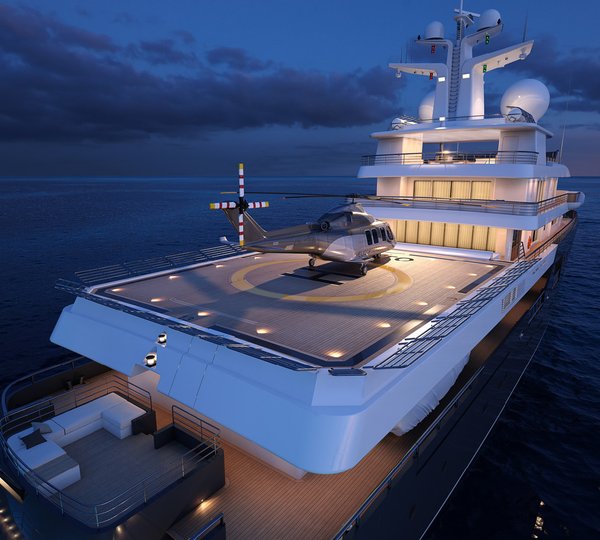 Rendering Helideck - By Serim Srl (Alberto Ascenzi) Architects