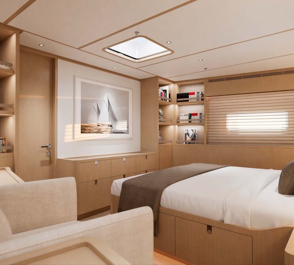 Rendering Of SWAN 108 Stateroom