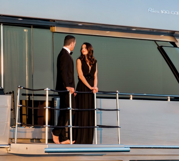 Riva 100 Crosaro Yacht - Couple On Board - Lifestyle