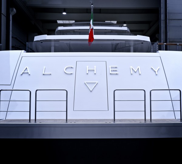 Rossinavi Yacht ALCHEMY At Launch