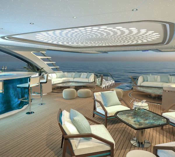 Royal Huisman 403 PHI - Exterior Seating And Bar